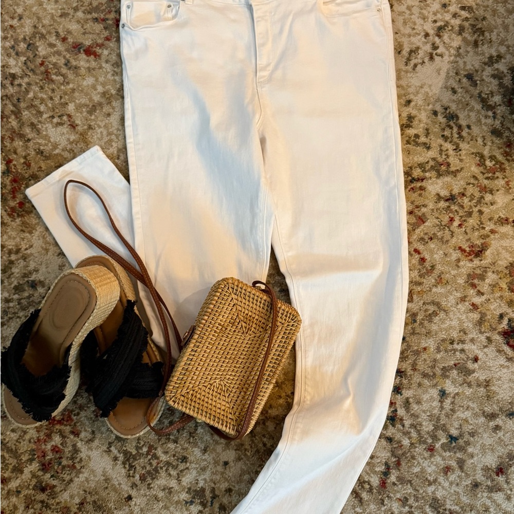 Women's White Denim Jeans